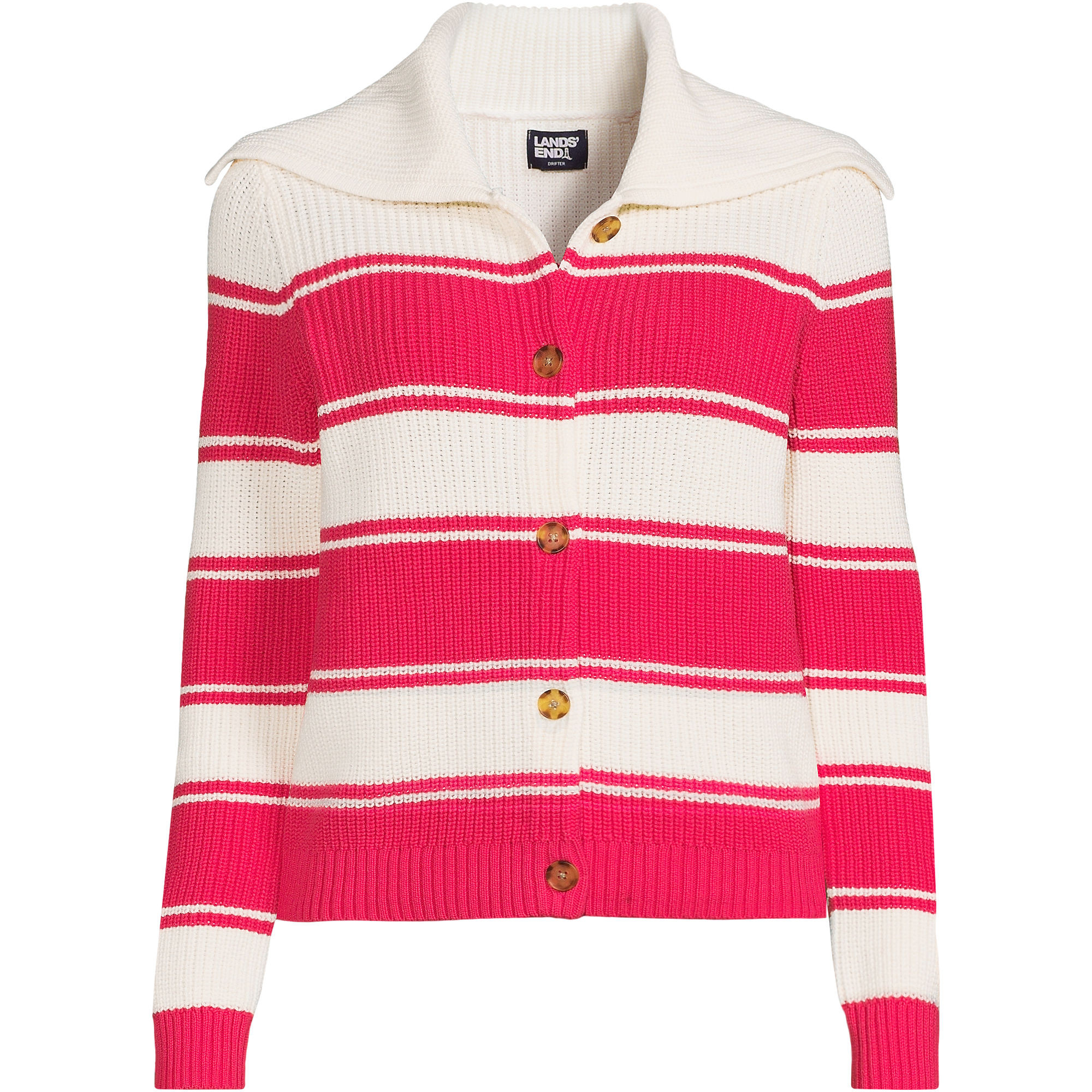 Women's Drifter Sailor Collar Cardigan | Lands' End (US)