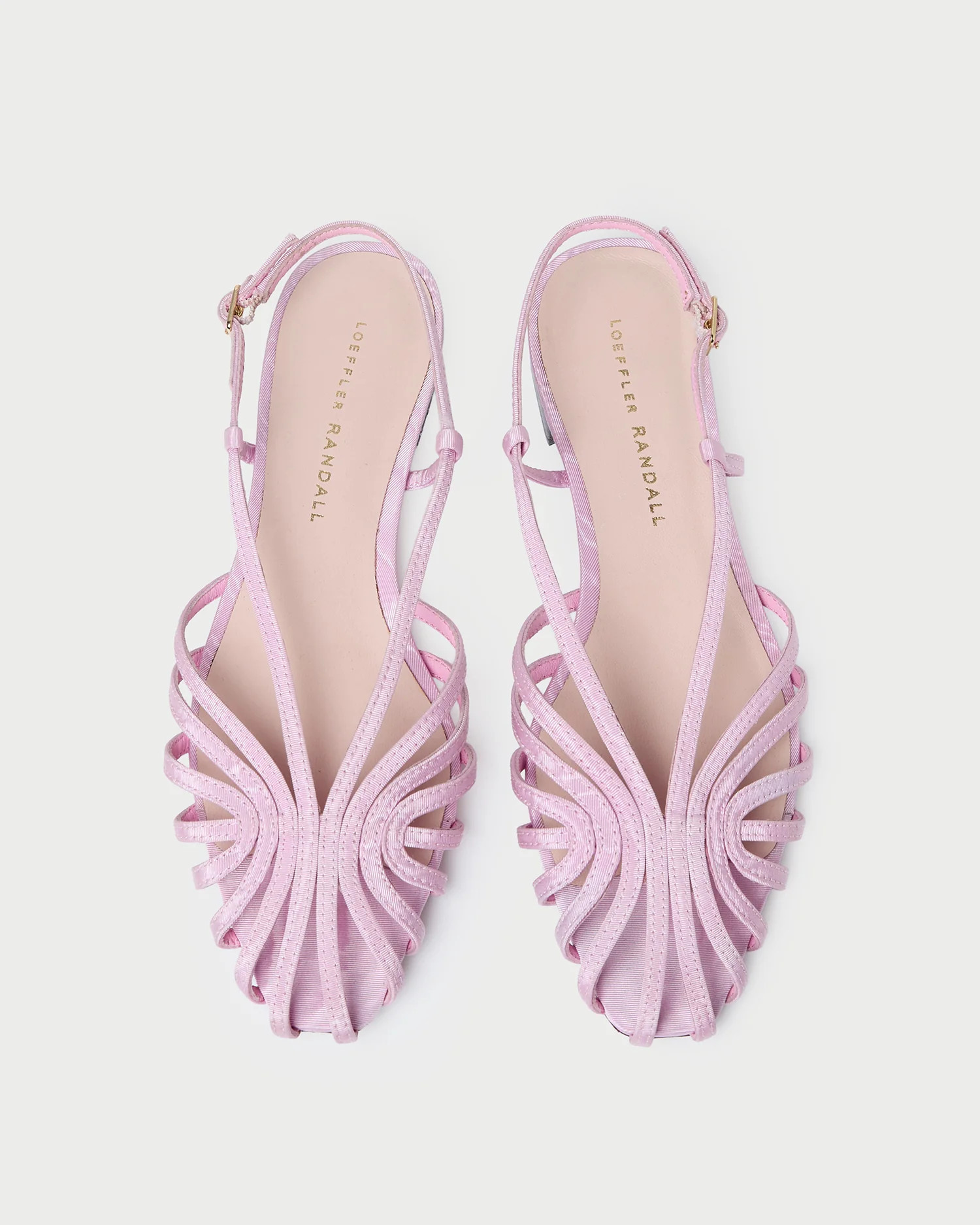 Devon Pink Moiré Slingback Sandal | Loeffler Randall
