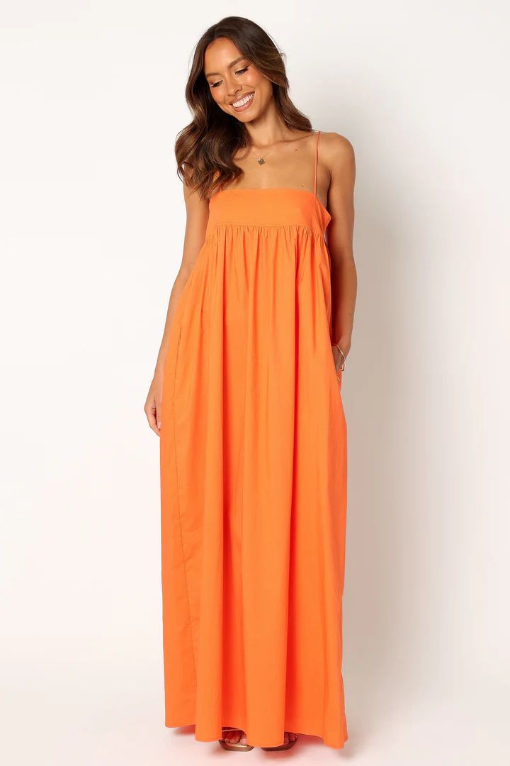 Serina Maxi Dress - Orange | Petal & Pup (US)
