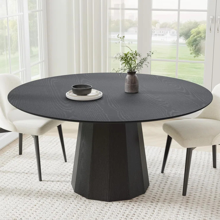 Soild Dining Table Round Kitchen Table | Wayfair North America