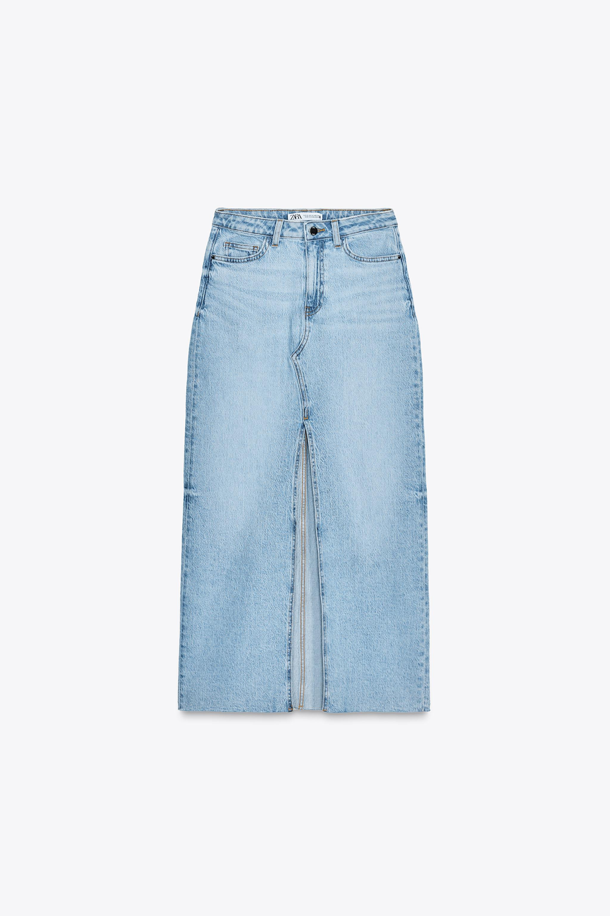 Z1975 DENIM MIDI SKIRT | Zara US