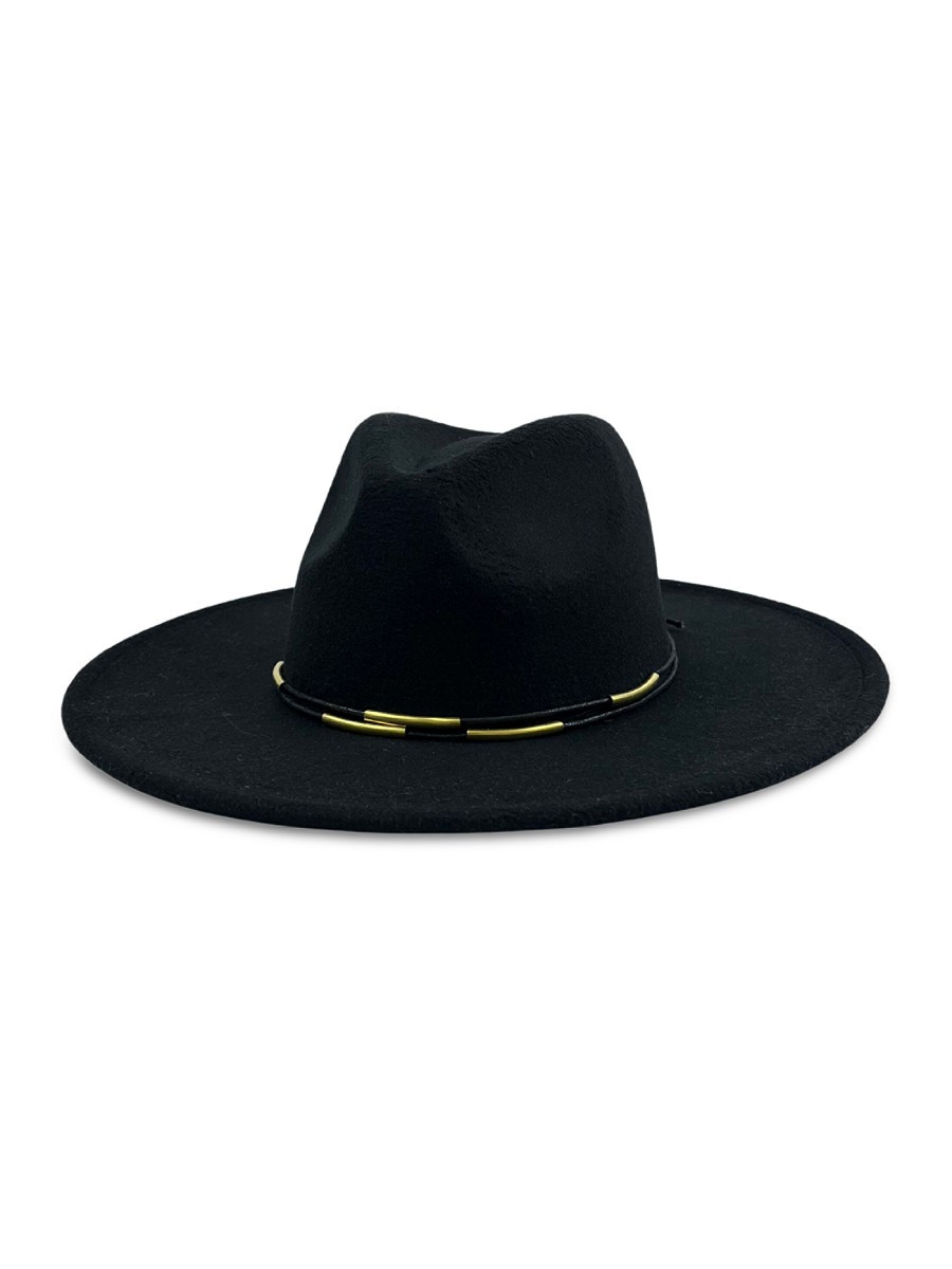 MARCUS ADLER Women's Felt Panama Hat - Black | Saks Fifth Avenue OFF 5TH