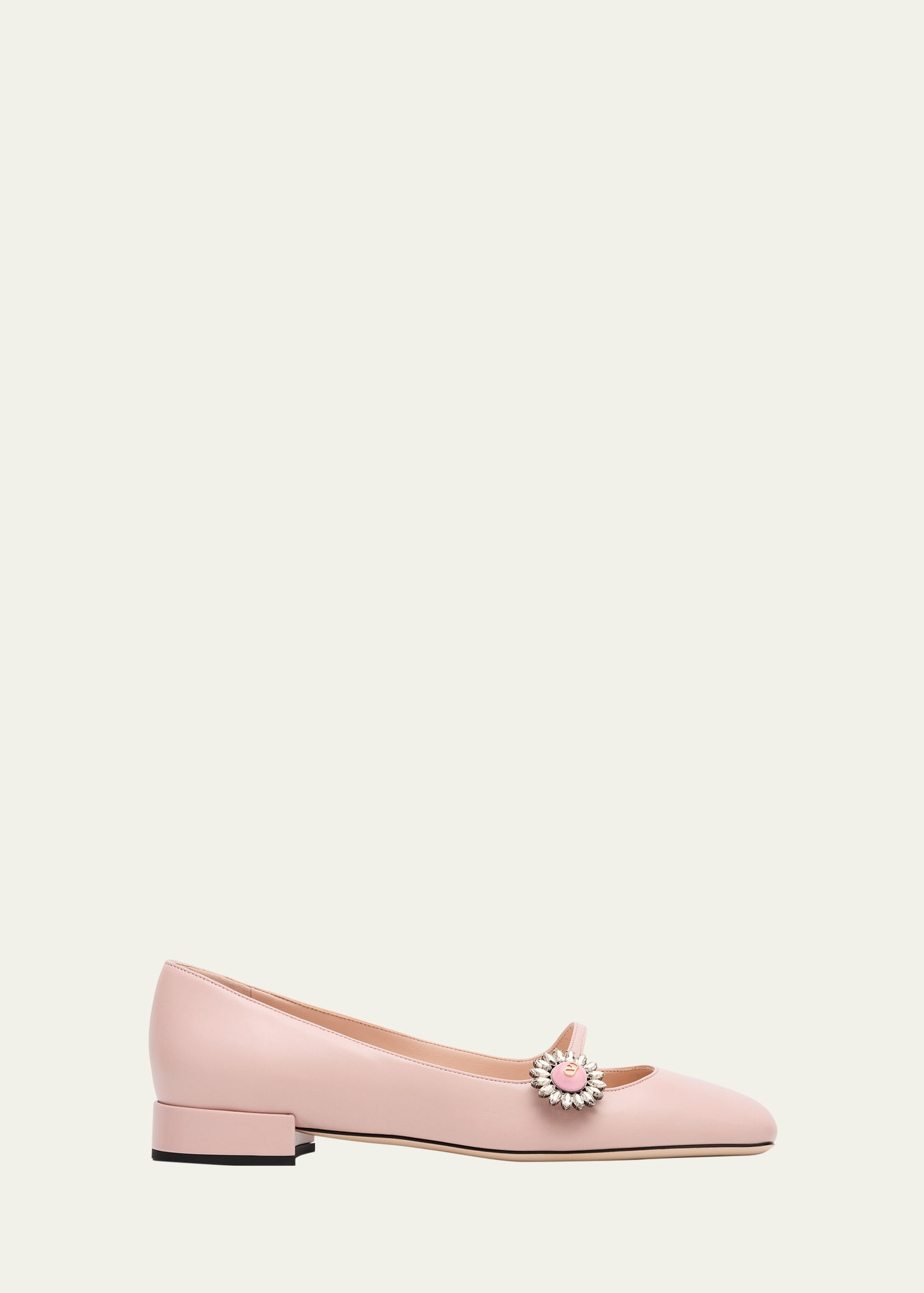 Valentino Garavani Mary Jane Jeweled Ballerina Flats | Bergdorf Goodman