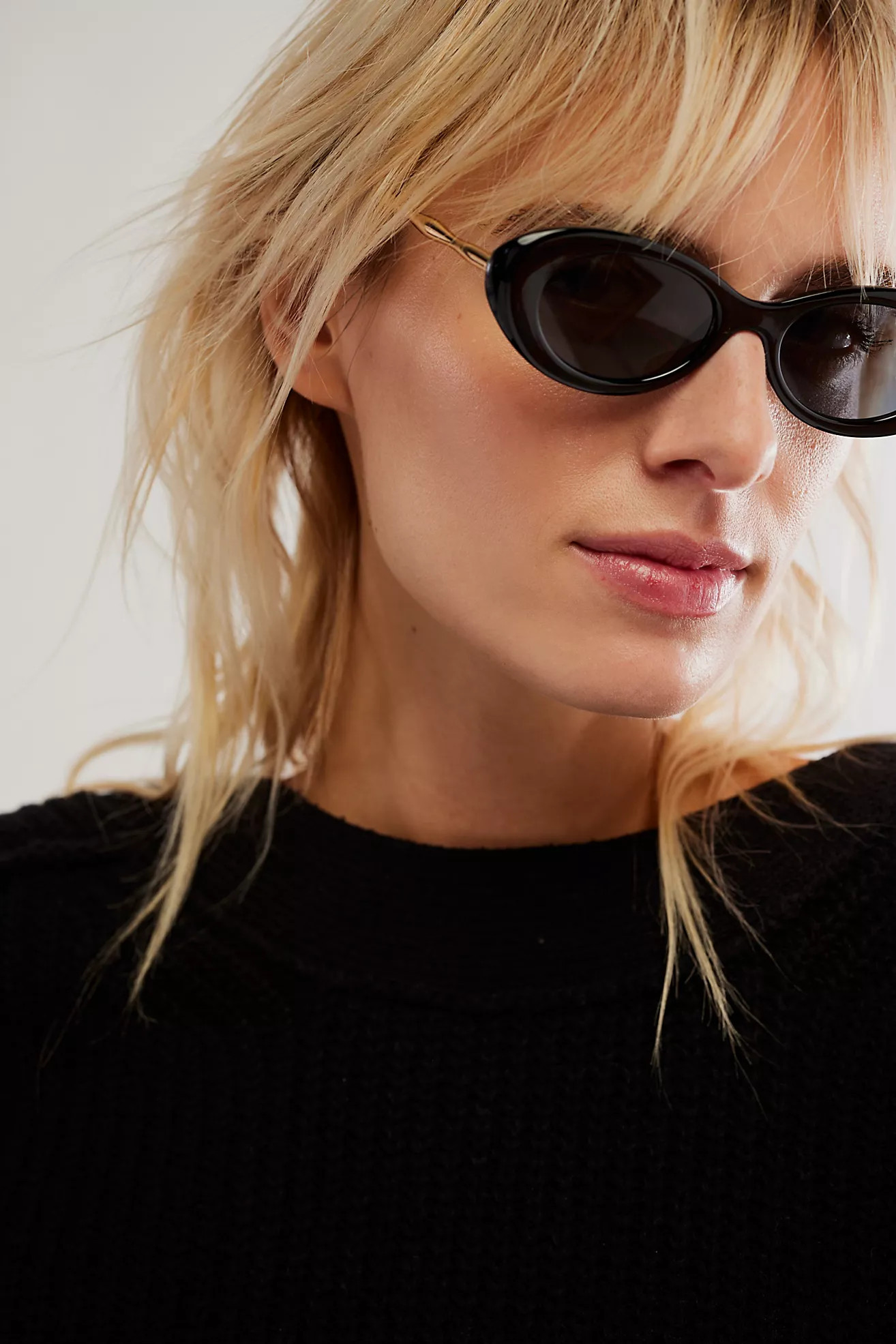 Ella Slim Oval Sunglasses | Free People (Global - UK&FR Excluded)