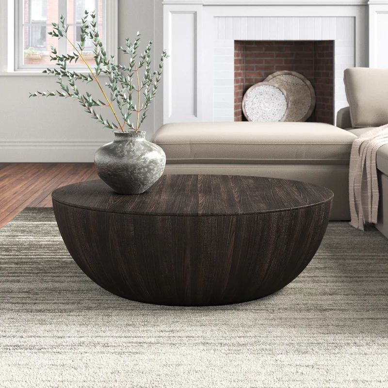 Brookhaven Solid Wood Drum Coffee Table | Wayfair North America