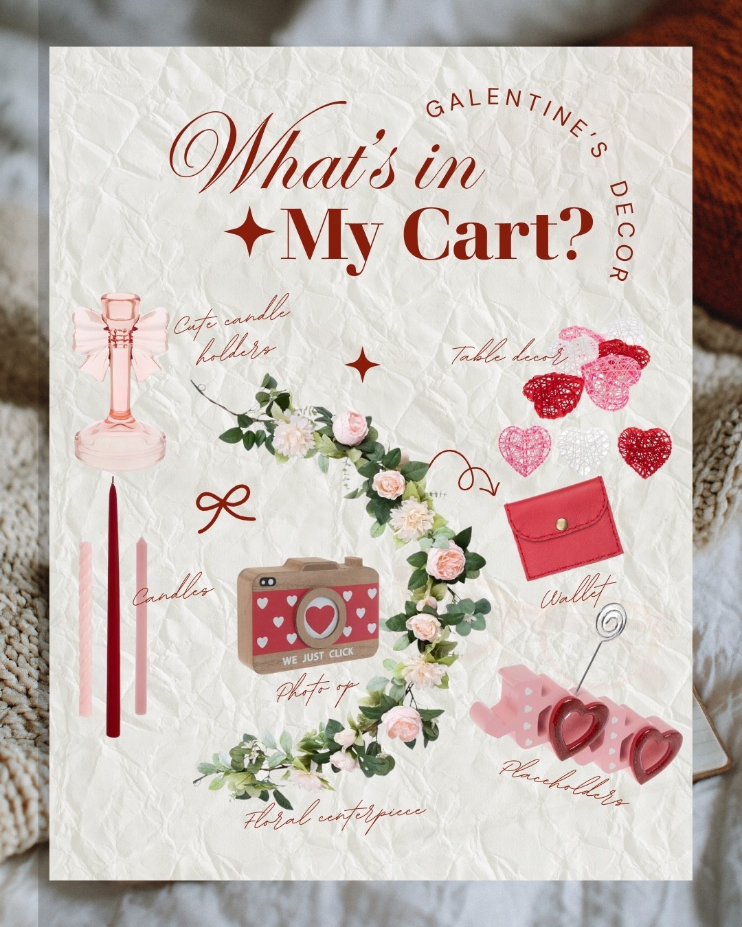 Setting the table for the sweetest Valentine’s Day 💌✨

From blush candle holders and soft pink taper candles to a romantic floral centerpiece, every detail is giving cozy + charming. I love layering in heart accents, cute place card holders, and a fun little photo-op moment to make it feel extra special for guests. Save this tablescape for Galentine’s, Valentine’s dinner, or any night that calls for a little love 💗
Everything is linked 💕



#LTKSeasonal #LTKfoodie #LTKHome