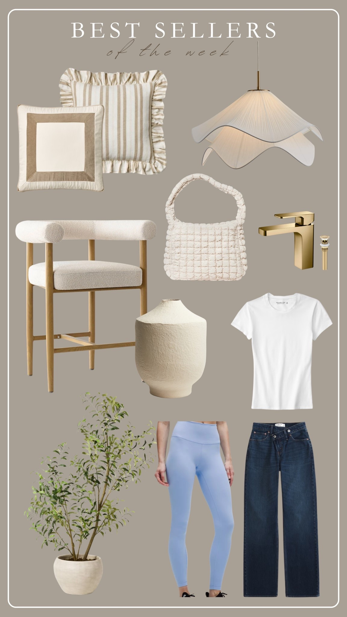 Best Sellers Of The Week ✨✨

Shop Now! 

#LTKHome #LTKBeauty #LTKmomlife