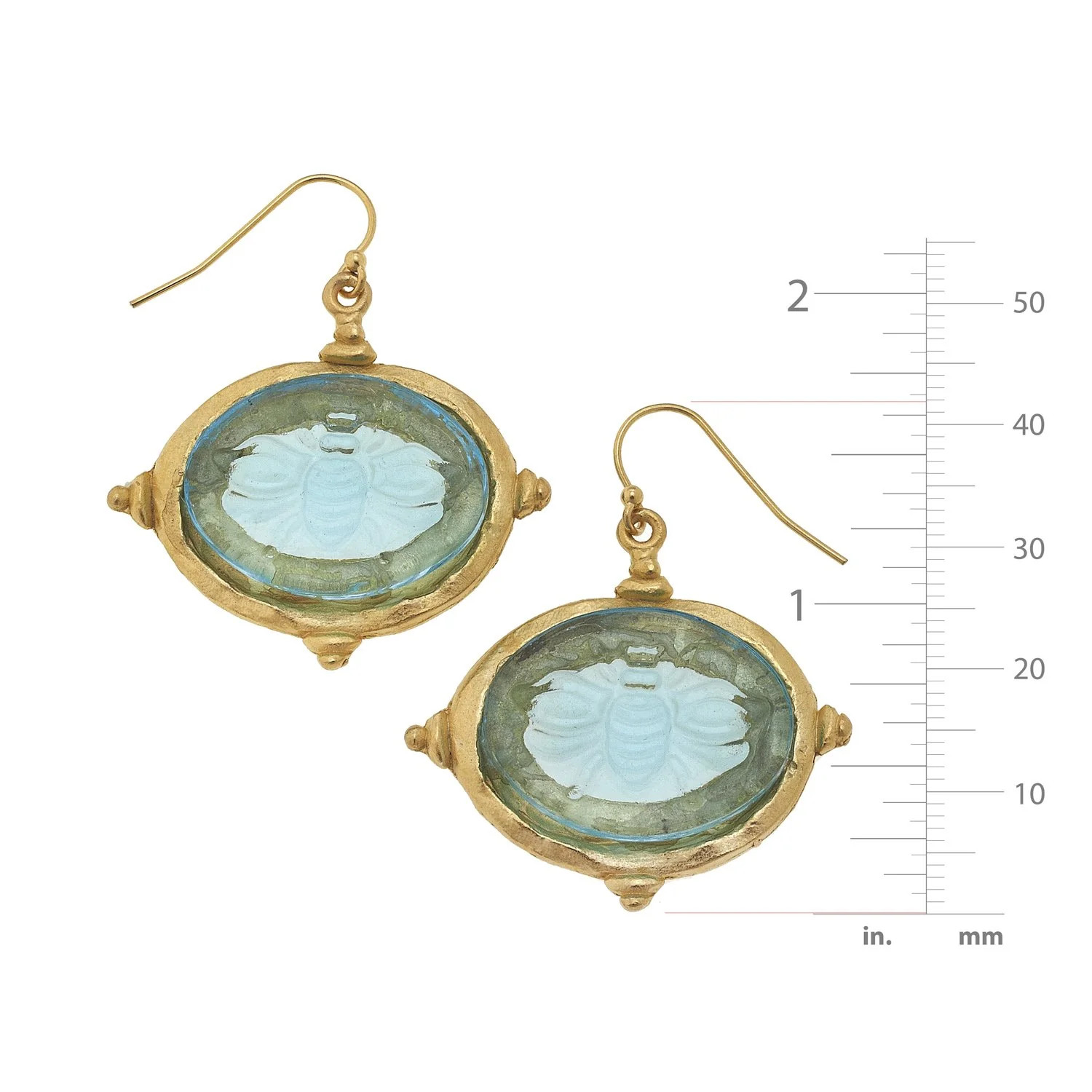 Venetian Glass Bee Earrings | Susan Shaw