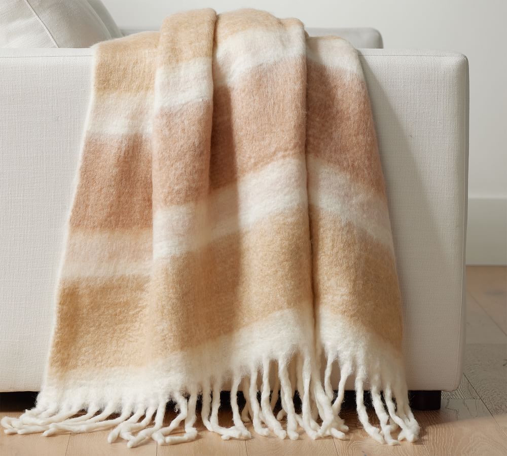 Seriphina Faux Mohair Throw | Pottery Barn (US)