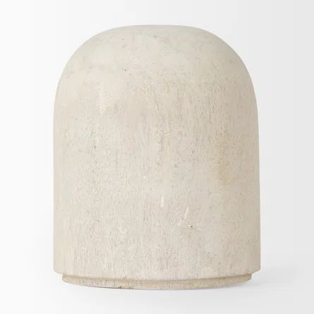 Joss & Main Ashburn Medium White-Wash Wood Decorative Object | Wayfair | Wayfair North America