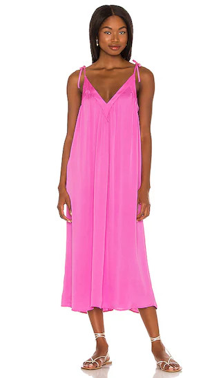 Yvette Maxi Dress in Pink | Revolve Clothing (Global)