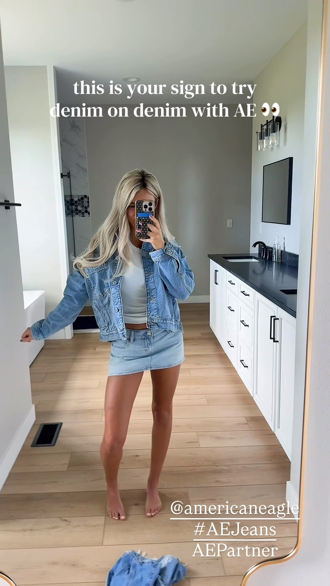 AE denim >>> 👖
@americaneagle 
#aepartner 
#aejeans 

#LTKU #LTKootd #LTKPetite