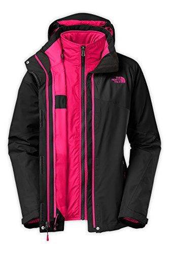 Women's The North Face Cinnabar Triclimate Jacket Black/Pink Size X-Small | Amazon (US)