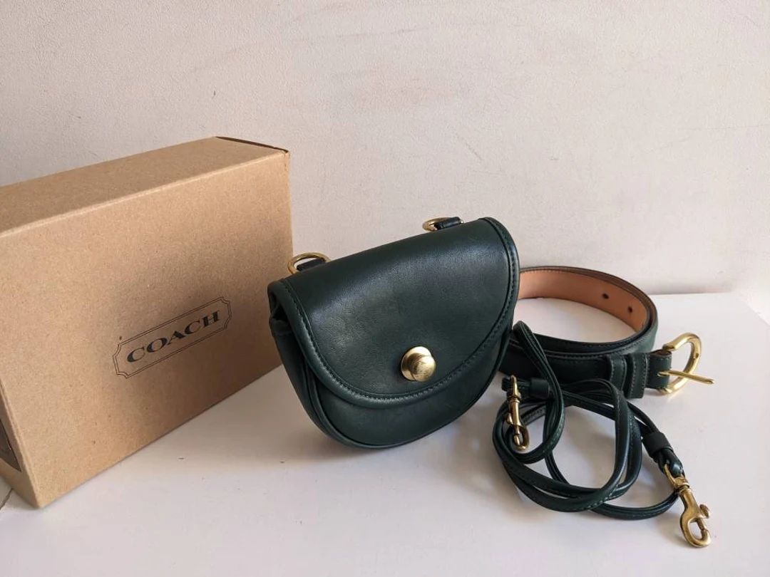 Vintage Coach Mini Belt Bag 9826 With Matching Belt 8400 - Etsy | Etsy (US)