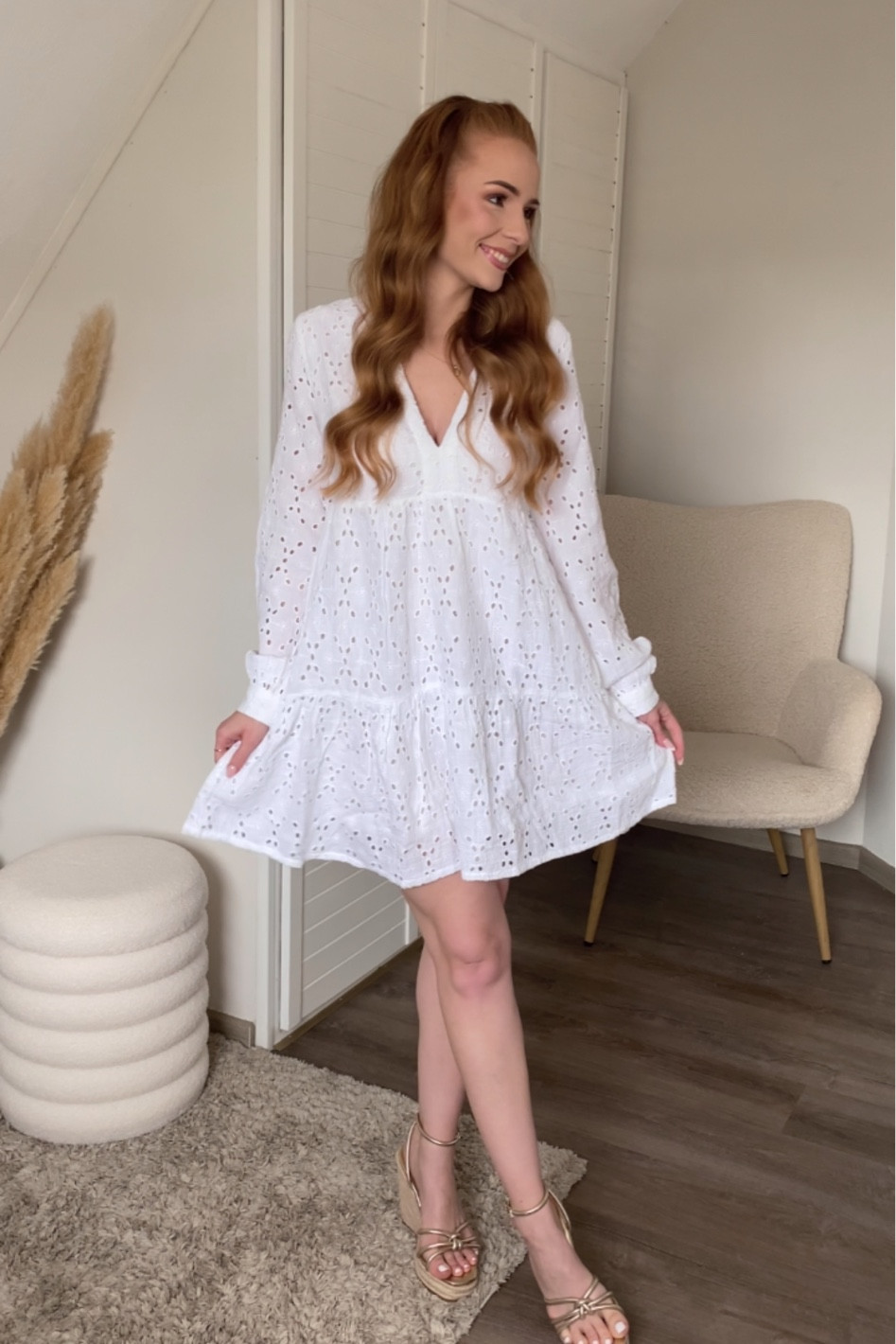 Stradivarius – Weißes Minikleid mit Lochstickerei 💛

#LTKdeutschland #LTKsummer #LTKstyletip