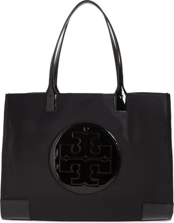 Tory Burch Ella Large Patent Nylon Tote | Nordstrom | Nordstrom