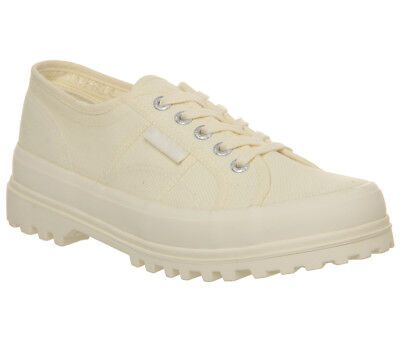 Womens Superga 2555 Trainers Off White Exclusive Trainers Shoes | eBay UK