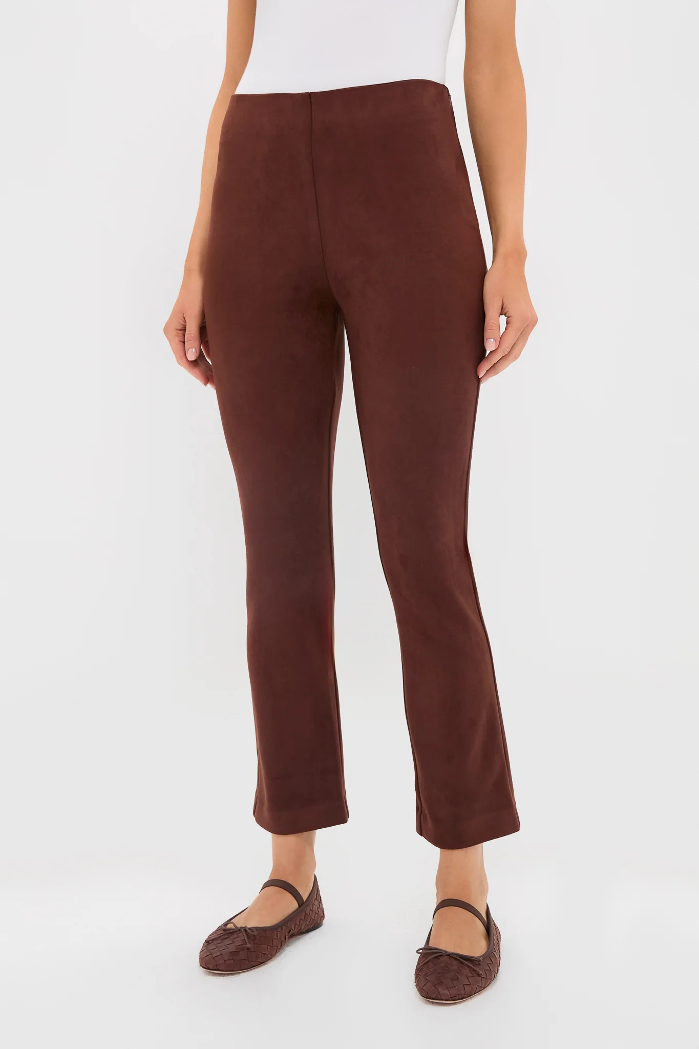 Deep Mocha  Suede Ashford Pants | Tuckernuck (US)