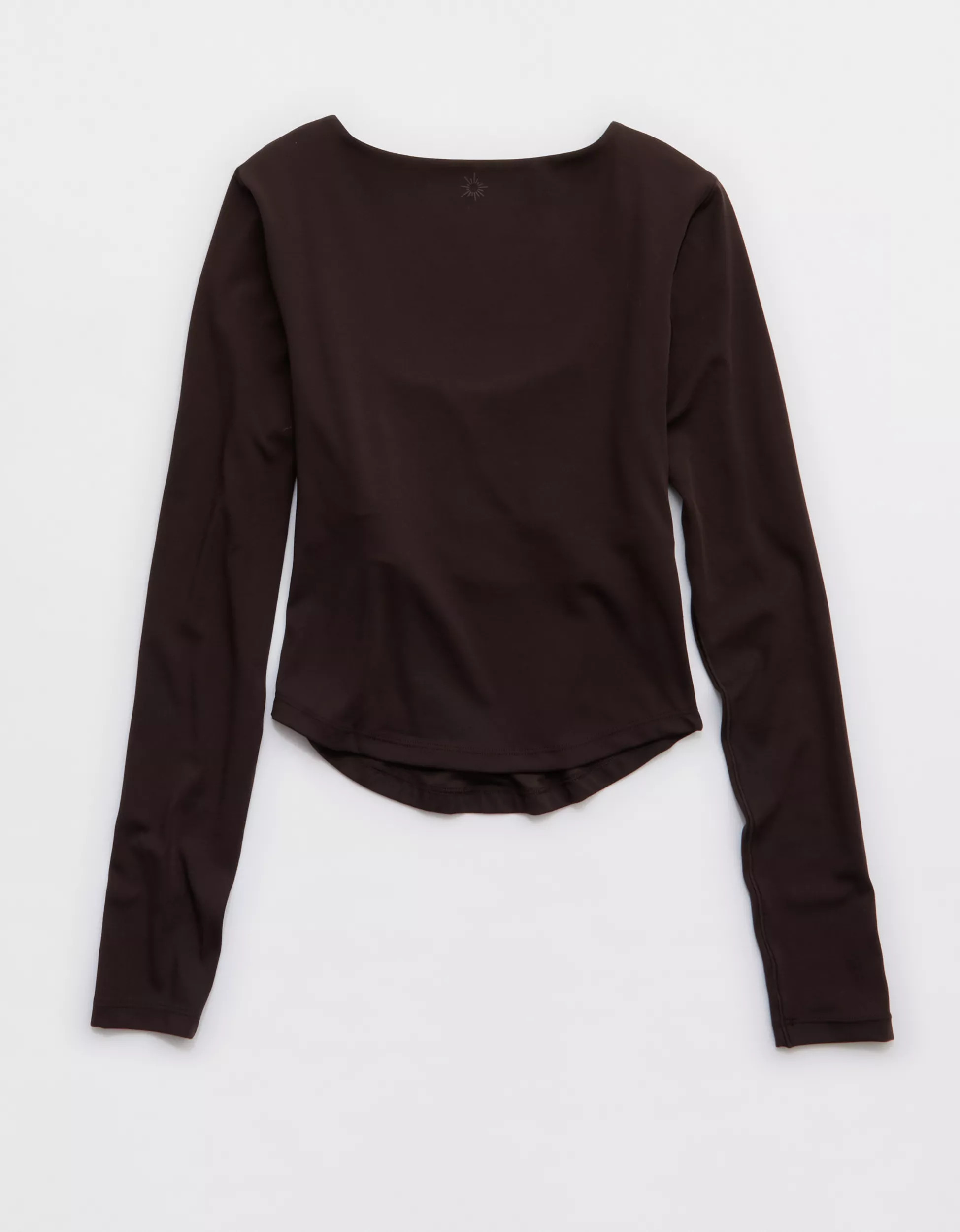 OFFLINE By Aerie Real Me Long Sleeve Scoop T-Shirt | Aerie