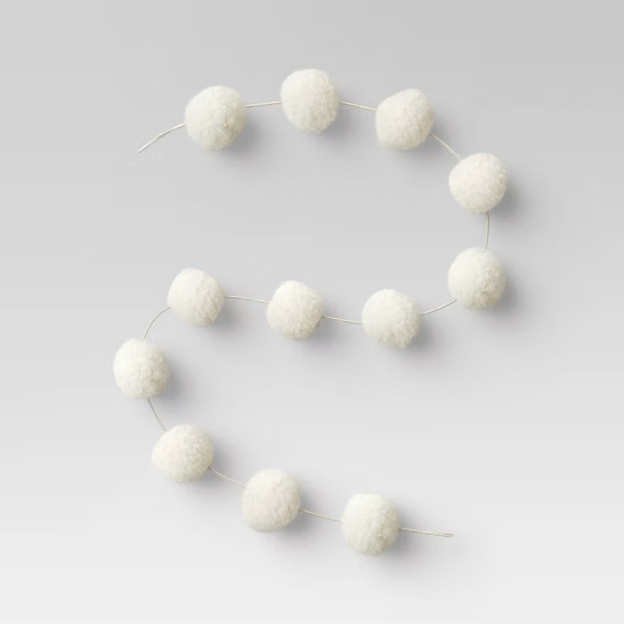 Cream Pom Pom Garland - Threshold™ | Target