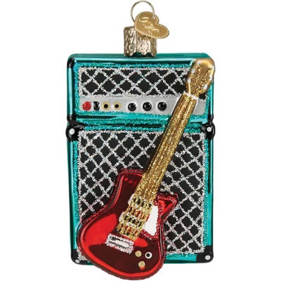 Old World Christmas Blown Glass Ornament for Christmas Tree, Guitar & Amp | Target