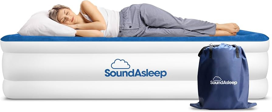 SoundAsleep Products Dream Series Luxury Air Mattress, ComfortCoil Technology, Built-in High Capa... | Amazon (US)