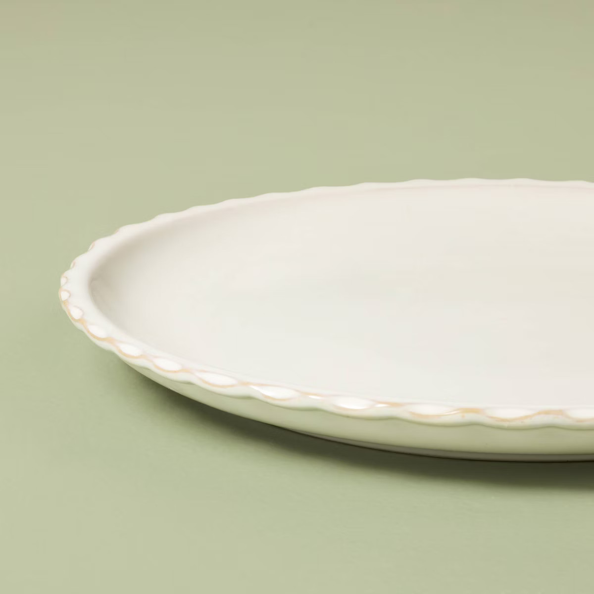 10.5" Stoneware Pinched Edge Dinner Plate - Hearth & Hand™ with Magnolia | Target