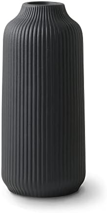 Ceramic Vase in Nordic Style, Decovase Large for Pampas Grass as Boho Deco, Vase Black Matt 10 in... | Amazon (US)