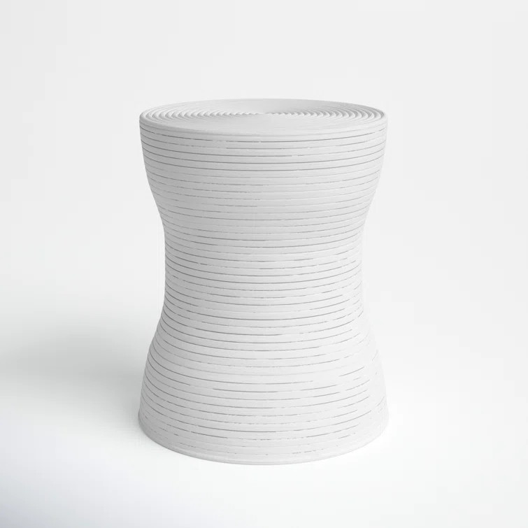 Liam 18'' Tall Drum End Table | Wayfair Professional