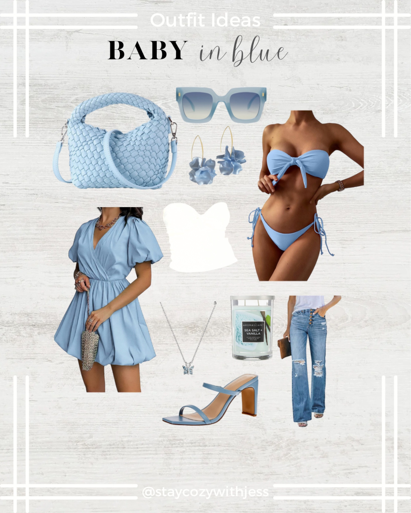 Amazon Prime Day deals by outfit, curated just for you ✨ 

Follow me @staycozywithjess for more of my latest and bestselling finds.

So happy to see you here! Stay cozy. 💋
- Jess 🤍


Blue outfit, baby blue bag, bottega bag, designer bag dupe, blue bikini, blue heels, blue accessories, baby in blue, coastal blue outfits, blue outfit idea, blue style inspo

#LTKunder50 #LTKxPrimeDay #LTKsalealert