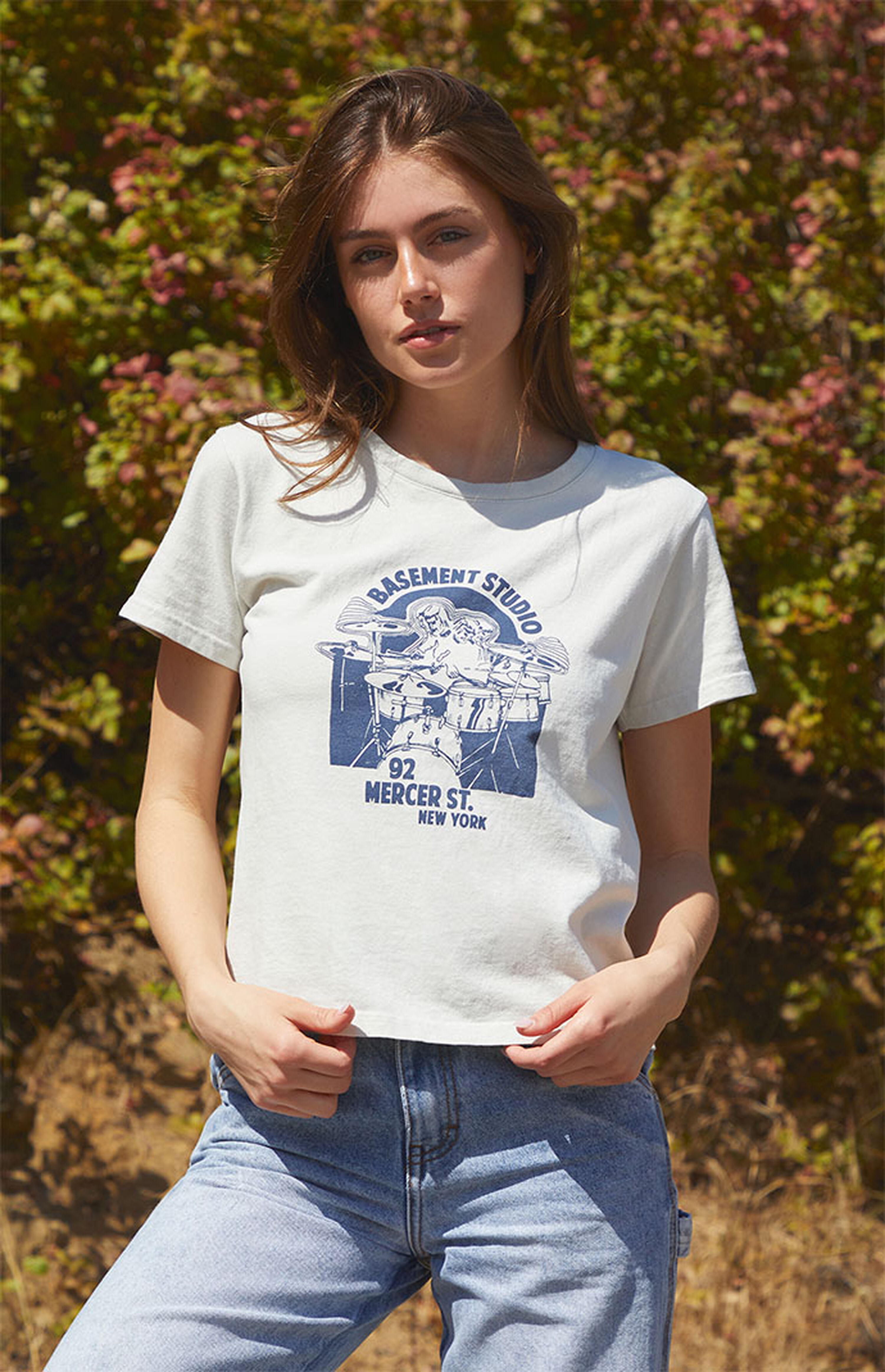 John Galt Basement Studio New York T-Shirt | PacSun | PacSun