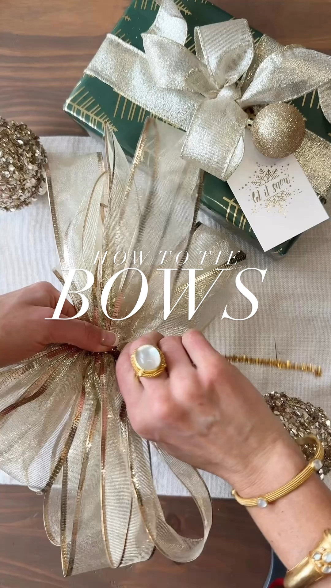 Step by step tutorial for how to tie large bows with wired ribbon 🎀 perfect for tree toppers or mantles, staircases, wreaths etc 🤗



•
•
Christmas wrapping ribbon, wired ribbon, holiday gifts, Christmas presents , DIY 

#LTKHoliday #LTKGiftGuide