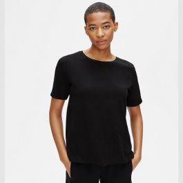 Organic Cotton Jersey Crew Neck Tee | Eileen Fisher