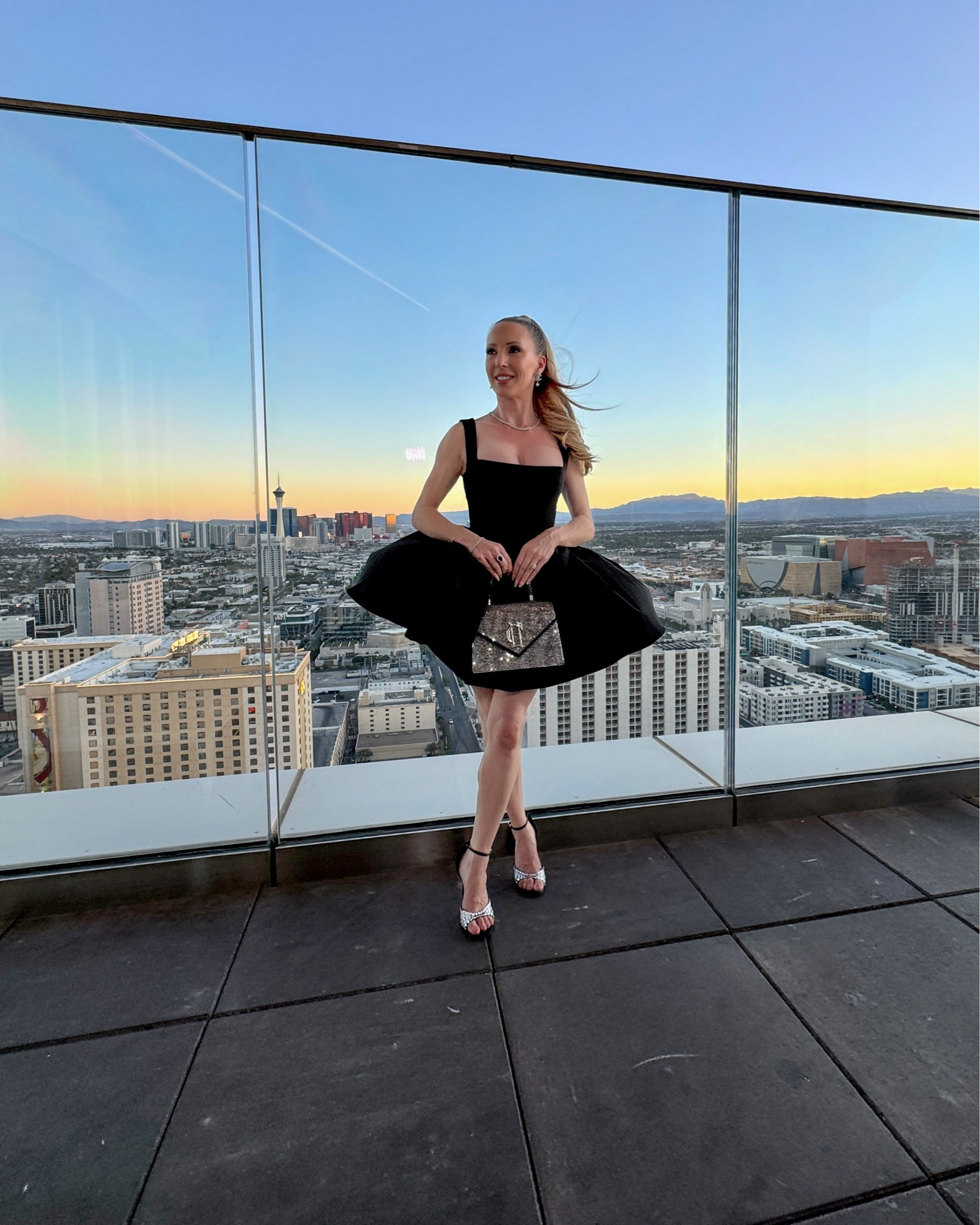 The perfect LBD (little black dress) for a date night dress, party dress or chic Fall dress. I styled it with black crystal heel sandals from Gucci, a diamond necklace and diamond tennis bracelet and crystal top handle bag 💎 Add a red lipstick and it would be a great holiday party dress.


#LTKSeasonal #LTKOver40 #LTKStyleTip