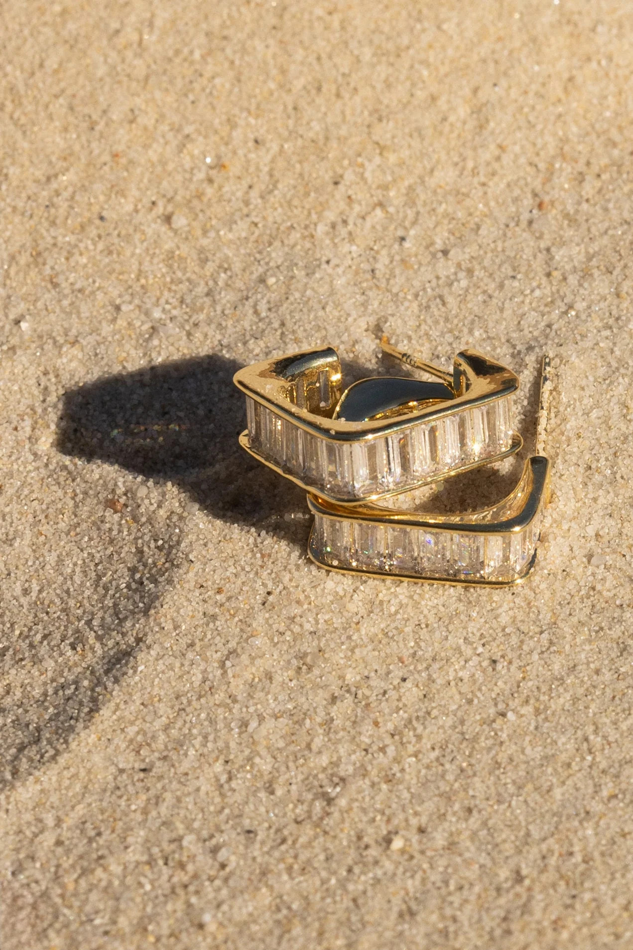 Tiffany Hoop Earrings - Gold | Petal & Pup (US)