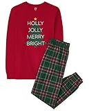 The Children's Place Baby Girls 2 Piece Family Matching, Cheerful Christmas Pajama Sets, Cotton | Amazon (US)
