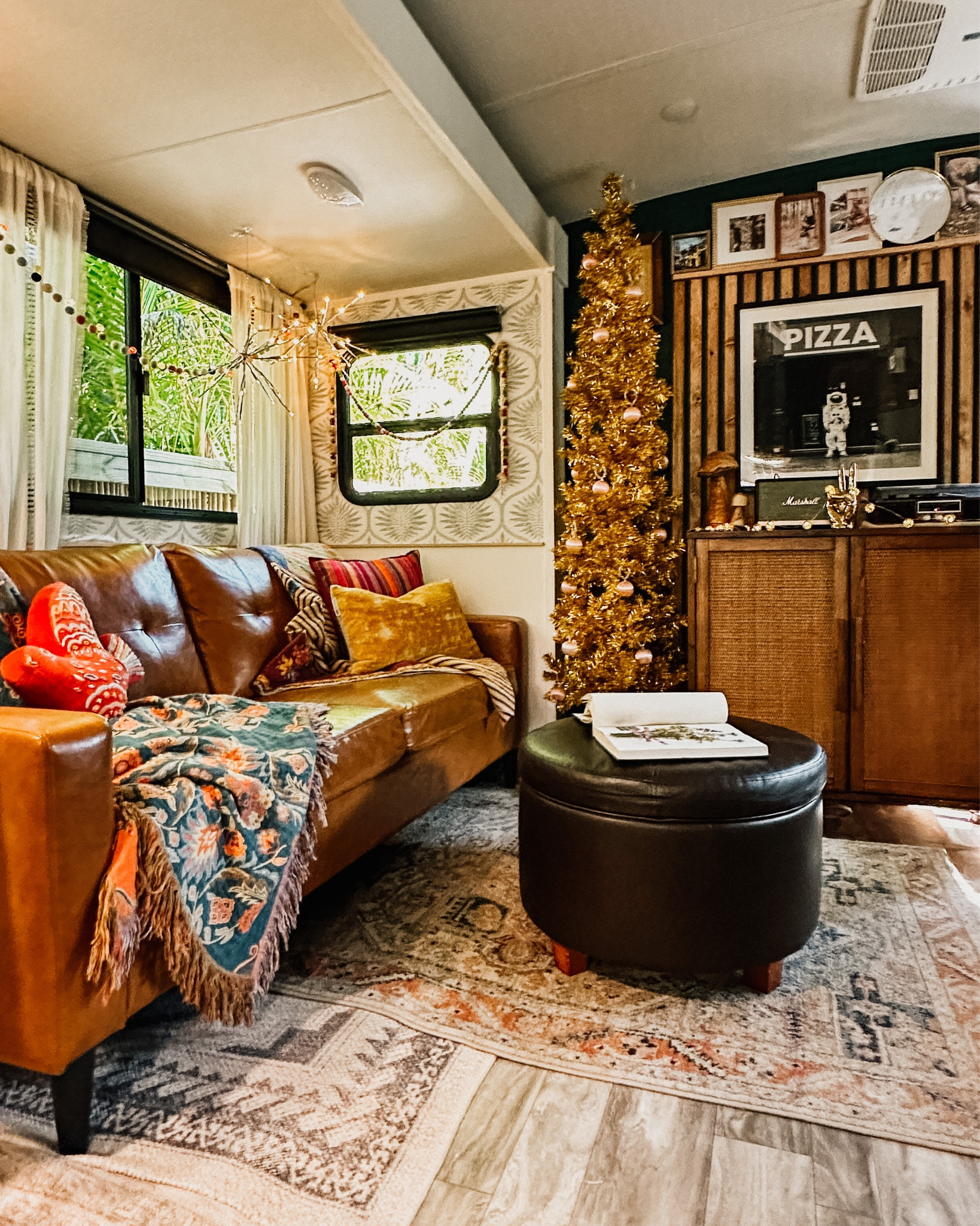 Christmas in an RV - RV decorating ideas to make your RV feel like home. Our RV is decorated in a mix of mcm Christmas and boho decor  

#LTKSeasonal #LTKhome #LTKHoliday