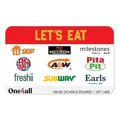 One4All Let's Eat eGift Card | Amazon (CA)