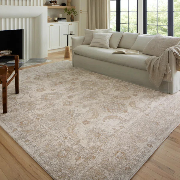Kriebel II Ivory / Beige Area Rug | Wayfair North America