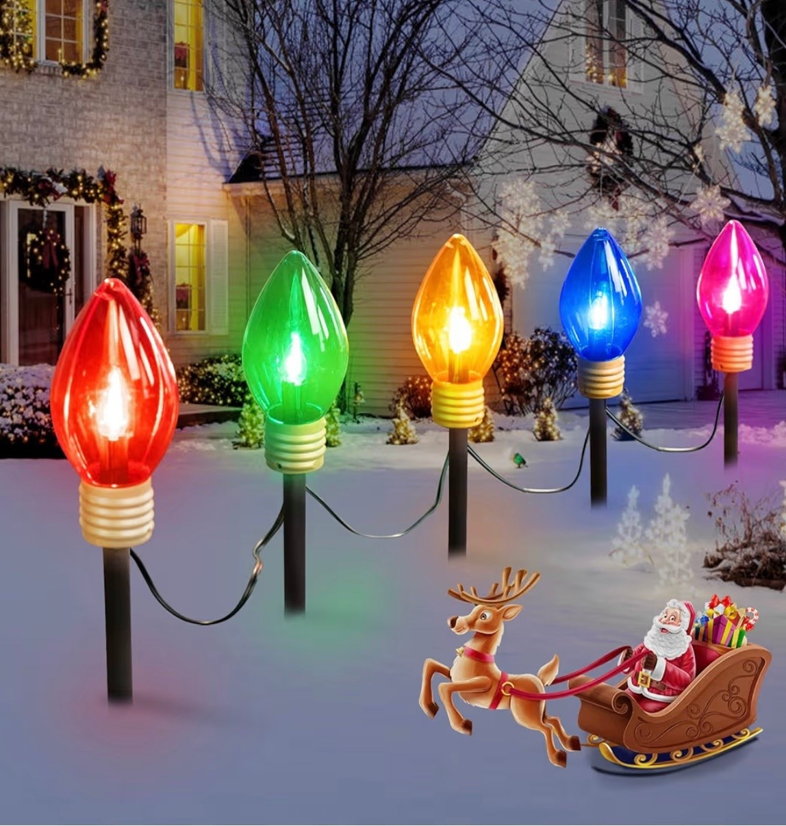 Outdoor Christmas decorations 💡 

#LTKHoliday #LTKSeasonal #LTKHome