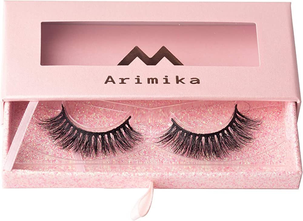 Arimika Full Volume Fluffy 3D Mink False Eyelashes, Glamorous Dramatic Look Mink Lashes, M06 | Amazon (US)