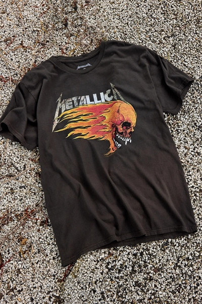 Metallica Tour Graphic Tee in White, Men's at Urban Outfitters | Urban Outfitters (US and RoW)