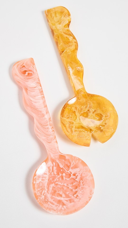 Jonathan Adler Mustique Ripple Salad Serving Set | SHOPBOP | Shopbop