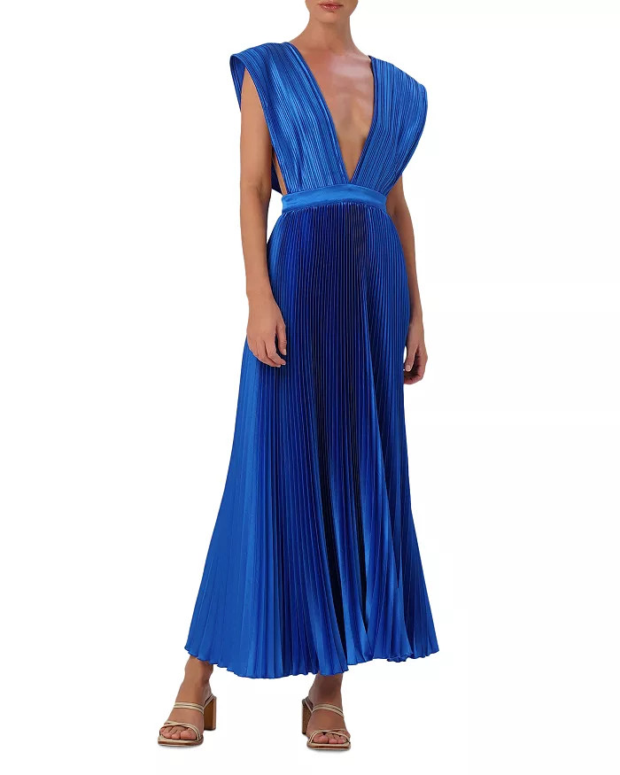 BCBG Pleated Gown Brynne