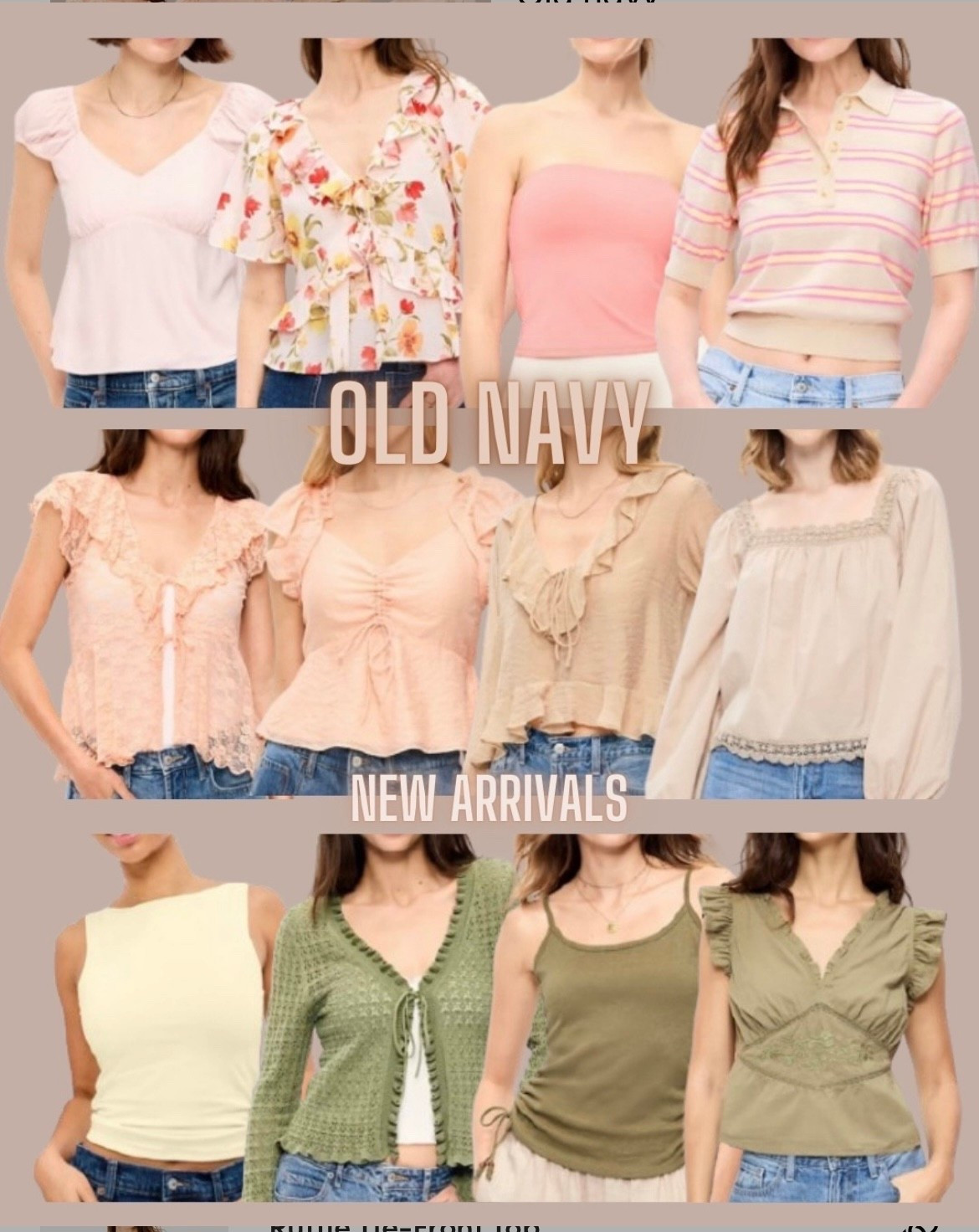 50% off everything cyber sale!!!

Old navy
Spring tops


#LTKSaleAlert