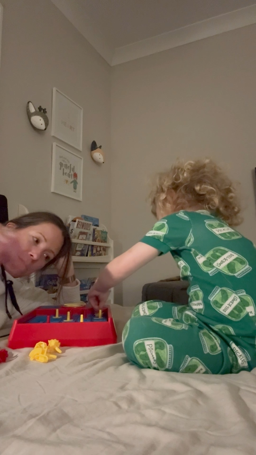 A game that makes fine motor, problem solving more FUN! Kid tested and [OT] mom approved! This game allows you to adjust the level of difficulty by starting with matching shapes of one color without the timer and advancing to placing all the shapes of both colors with the timer. It is Perfection! 

#Games

#LTKKids #LTKFamily