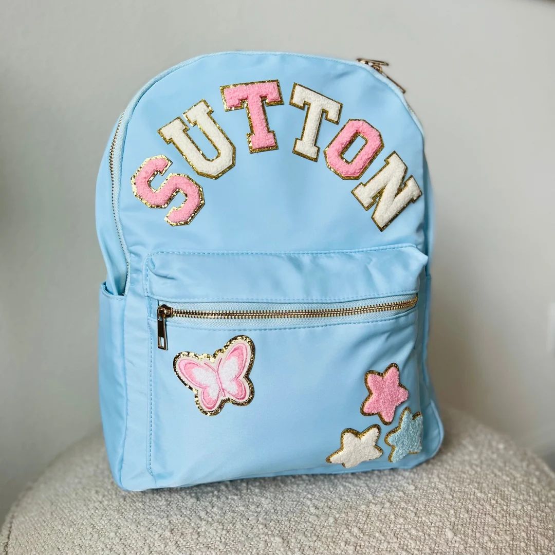 NEW Nylon Backpack Personalized Backpack Customizable - Etsy | Etsy (US)