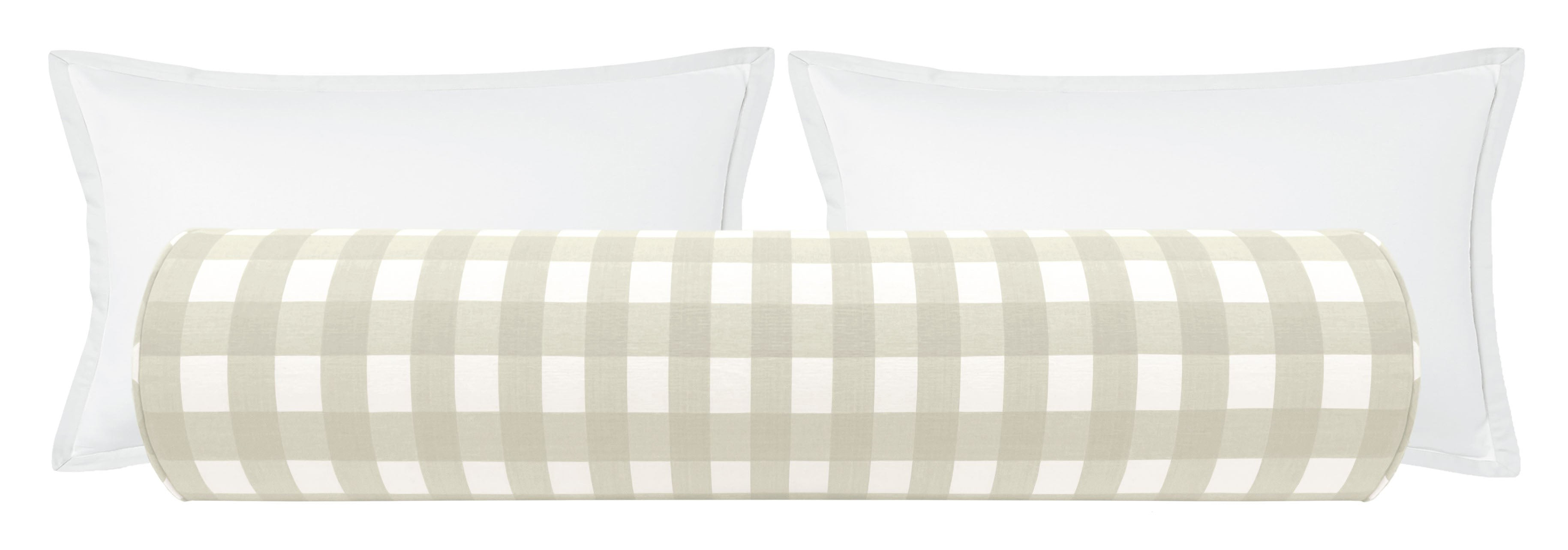 The Bolster : Charleston Check // Stone | LITTLE DESIGN COMPANY