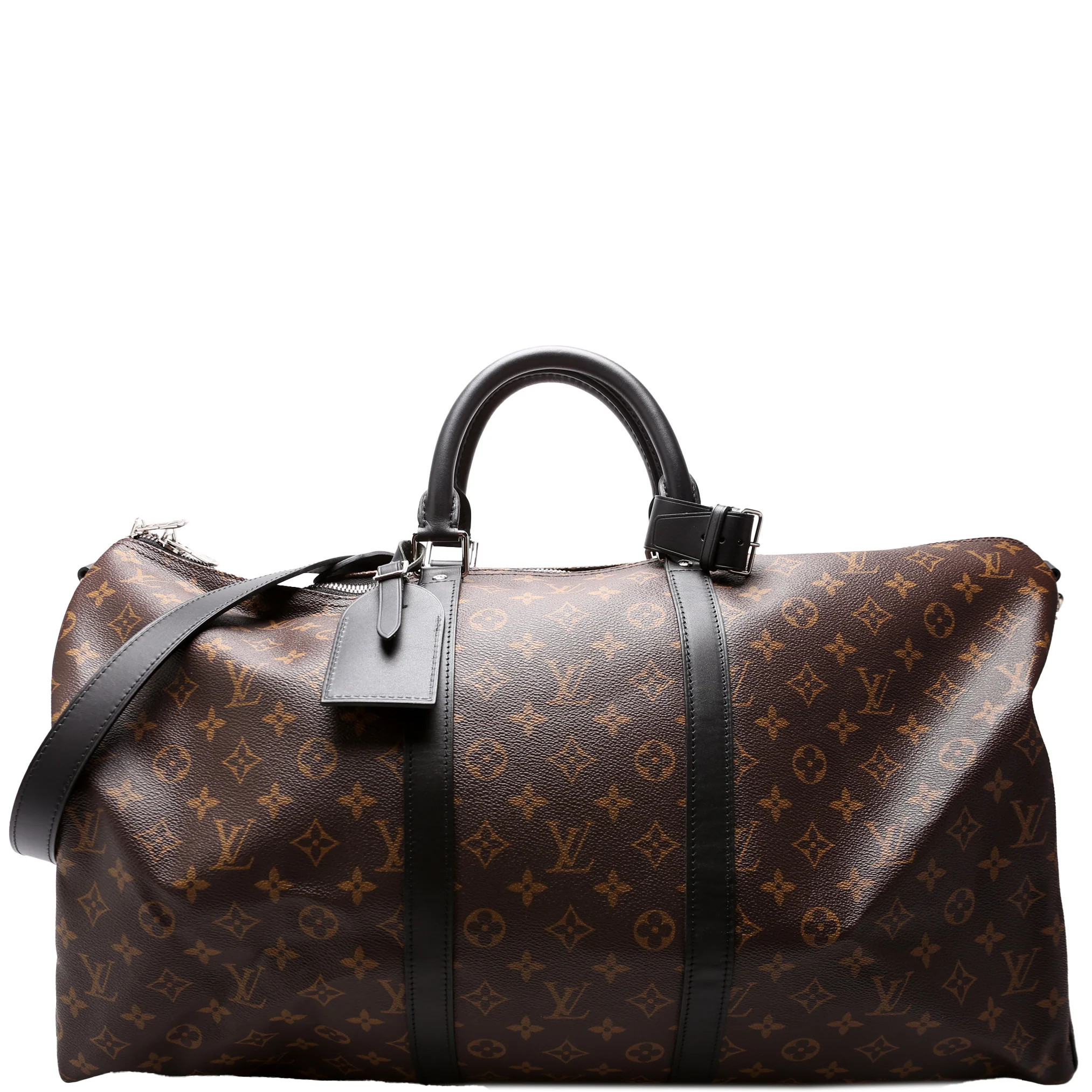 Keepall 55 Macassar W/Strap | Keeks Designer Handbags