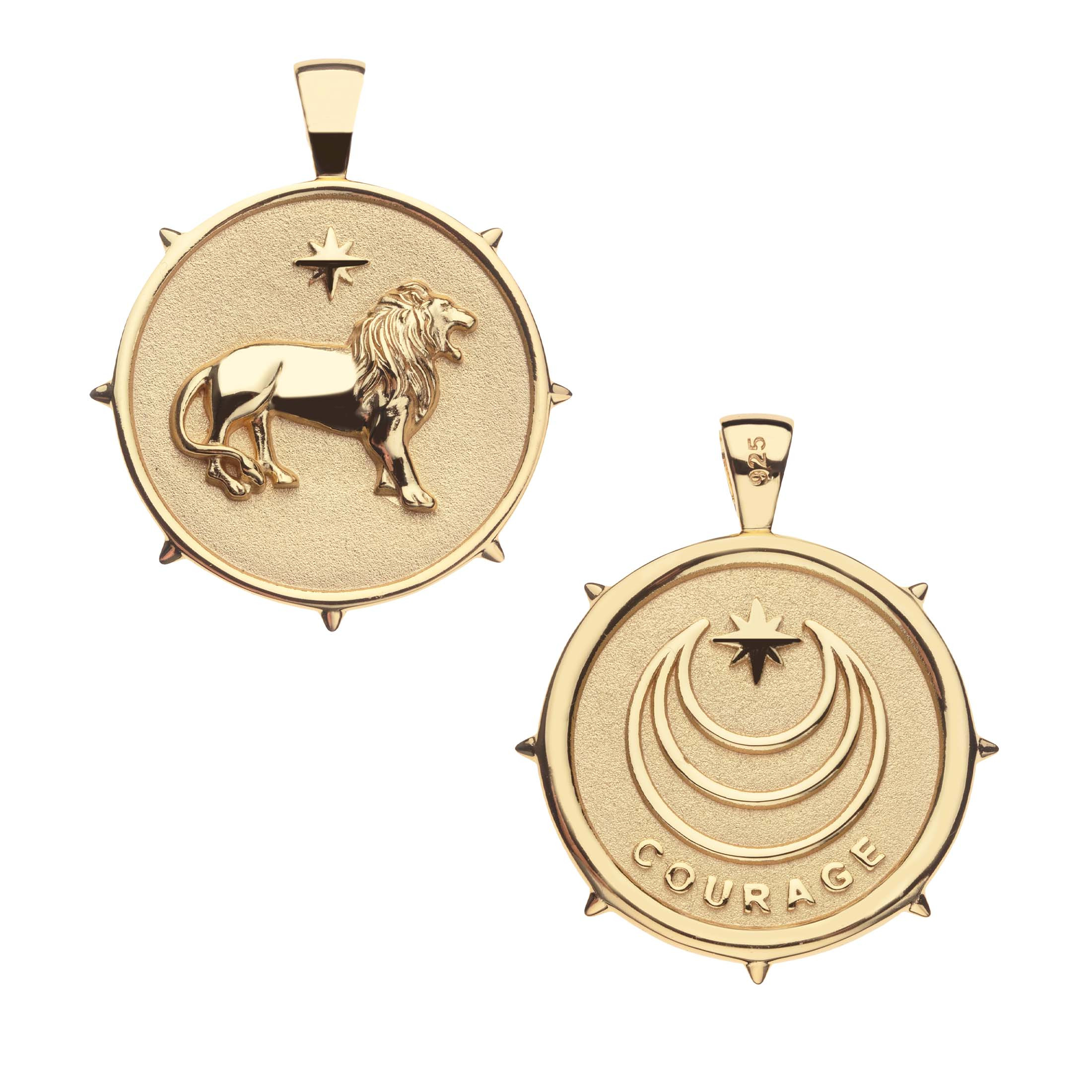 COURAGE JW Original Pendant Coin | Jane Win